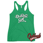 Load image into Gallery viewer, Womens Daddys Girl Shirt Ddlg Little Bdsm Racerback Tank Envy / Xs
