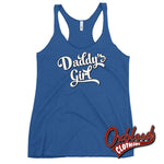Load image into Gallery viewer, Womens Daddys Girl Shirt Ddlg Little Bdsm Racerback Tank Vintage Royal / Xs
