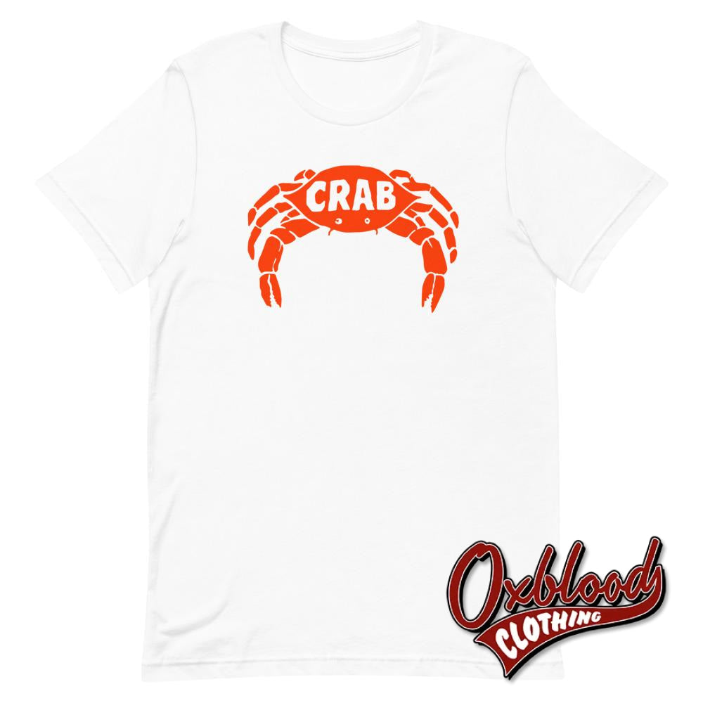 Crab Records T-Shirt - Retro Reggae Clothing Uk Style White / Xs