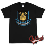 Load image into Gallery viewer, Distressed West Ham Punks &amp; Skins United T-Shirt - Football 1312 Black / S
