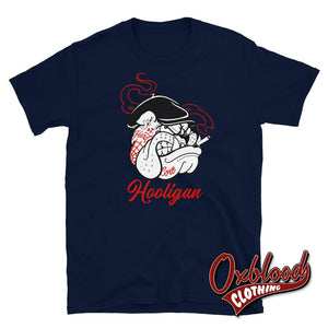 New York Hardcore Hooligan T-Shirt - American Bulldog Navy / S
