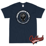 Load image into Gallery viewer, Northern Soul T-Shirt - Keep The Faith Navy / S
