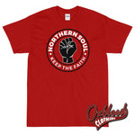 Load image into Gallery viewer, Northern Soul T-Shirt - Keep The Faith Red / S
