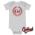 Load image into Gallery viewer, Oi! Baby Onesie - Skinhead Clothes &amp; Punk Athletic Heather / 3-6M
