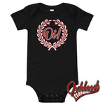 Load image into Gallery viewer, Oi! Baby Onesie - Skinhead Clothes &amp; Punk Black / 3-6M
