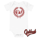 Load image into Gallery viewer, Oi! Baby Onesie - Skinhead Clothes &amp; Punk White / 3-6M
