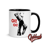 Load image into Gallery viewer, Oi Oi! Boots And Braces Mug With Color Inside Black
