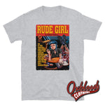 Load image into Gallery viewer, Rude Girl T-Shirt - Pulp Fiction Parody Sport Grey / S
