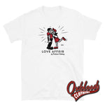 Load image into Gallery viewer, Ska Girl &amp; Skinhead Love Affair T-Shirt - And Clothing White / S Shirts
