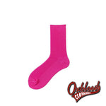 Load image into Gallery viewer, Solid Coloured Mens Socks - Fluorescence Color Red Rose / Eur39-44
