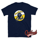 Load image into Gallery viewer, Soul Fist T-Shirt - 1970S Northern Fashion &amp; Clothing Womens/mens Navy / S
