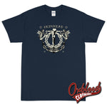 Load image into Gallery viewer, Tattoo Crucified Skinhead T-Shirt - Punk Ska Oi! Reggae Navy / S
