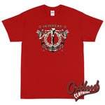 Load image into Gallery viewer, Tattoo Crucified Skinhead T-Shirt - Punk Ska Oi! Reggae Red / S
