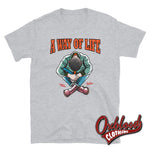 Load image into Gallery viewer, Traditional Skinhead A Way Of Life T-Shirt - Mr Duck Plunkett Sport Grey / S Shirts
