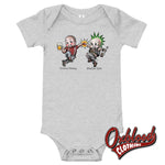 Load image into Gallery viewer, Punks And Skins United Onesie - Misstake Tattoo Baby Skinhead Clothes &amp; Punk Rock Uk Sizes Athletic
