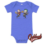 Load image into Gallery viewer, Punks And Skins United Onesie - Misstake Tattoo Baby Skinhead Clothes &amp; Punk Rock Uk Sizes Heather
