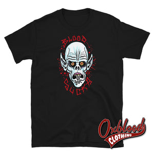 Sexy Goth Blood Sucka Horror Movie Vampire Dracula / Nosferatu T-Shirt Black S Shirts