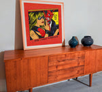 Load image into Gallery viewer, "No Backsies" Punk Art Print | Pop Art Poster – Satan Loves You Gothic Wall Decor &amp; Gifts
