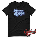 Cargar imagen en el visor de la galería, 1960S Peace &amp; Love Mod T-Shirt - Fashion And Ska T Shirts Black / Xs
