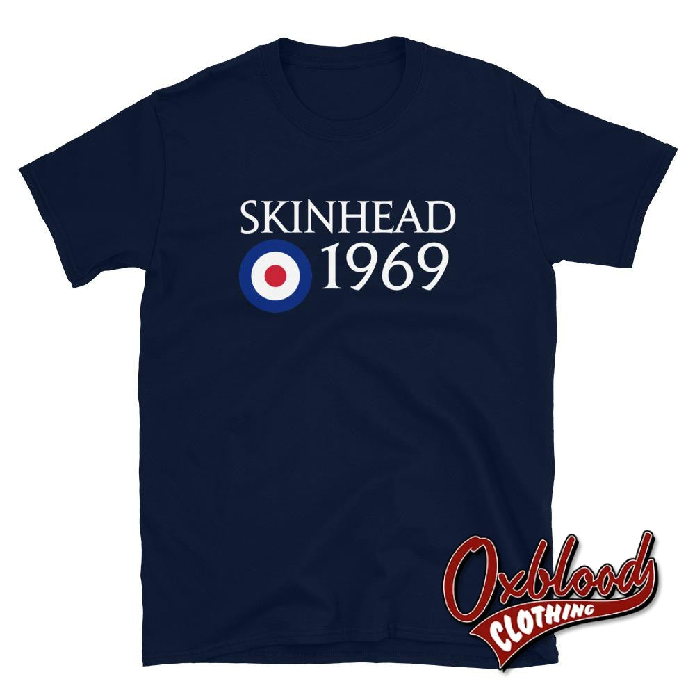 Suedehead Fashion: 1969 Mod Skinhead T-Shirt - Scooterboy Clothing 