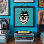 Load image into Gallery viewer, "The 3rd Wave Ska" Art Print - Two-Tone Ska Poster | Dub Reggae Wall Art | Bold Skaterpunk Graphic
