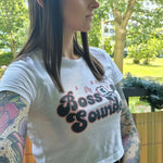 Cargar imagen en el visor de la galería, Boss Sounds Crop Top - Skinhead Reggae Cropped T-Shirt - Boss Reggae Ska Clothing
