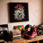 Load image into Gallery viewer, "Just One More Record" Collector Print – Funny Vinyl Art Print | Punk Ska Reggae Wall Art
