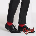 Cargar imagen en el visor de la galería, (6 Pairs/lot) Pair Of Mens Bamboo Red Socks Breathable Anti-Bacterial Dress
