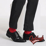 Cargar imagen en el visor de la galería, 6 Pairs Of Mens Bamboo Red Socks Breathable Anti-Bacterial Dress
