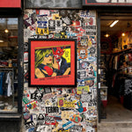 Load image into Gallery viewer, "No Backsies" Punk Art Print | Pop Art Poster – Satan Loves You Gothic Wall Decor &amp; Gifts
