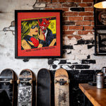 Load image into Gallery viewer, "No Backsies" Punk Art Print | Pop Art Poster – Satan Loves You Gothic Wall Decor &amp; Gifts
