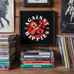 Load image into Gallery viewer, "Against Hippies" - Skinhead Art Print | Bold Street Punk Poster | Museum Quality Archival Print
