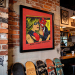 Load image into Gallery viewer, "No Backsies" Punk Art Print | Pop Art Poster – Satan Loves You Gothic Wall Decor &amp; Gifts
