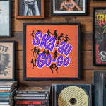 Load image into Gallery viewer, "The Ska-Au-Go-Go" - Ska Reggae Poster | Original Ska Music Artwork | Soundsystem Wall Art Print
