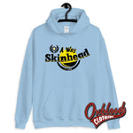 Load image into Gallery viewer, A Way Of Life Skinhead Hoodie - Dm Logo Light Blue / S
