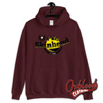 Load image into Gallery viewer, A Way Of Life Skinhead Hoodie - Dm Logo Maroon / S
