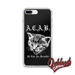 Cargar imagen en el visor de la galería, Acab - All Cats Are Beautiful Gift 1312 Iphone Case 7 Plus/8 Plus
