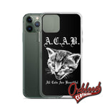 Cargar imagen en el visor de la galería, Acab - All Cats Are Beautiful Gift 1312 Iphone Case
