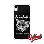 Cargar imagen en el visor de la galería, Acab - All Cats Are Beautiful Gift 1312 Iphone Case
