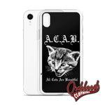 Cargar imagen en el visor de la galería, Acab - All Cats Are Beautiful Gift 1312 Iphone Case
