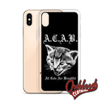 Cargar imagen en el visor de la galería, Acab - All Cats Are Beautiful Gift 1312 Iphone Case
