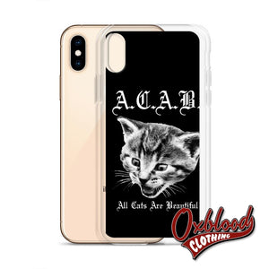Acab - All Cats Are Beautiful Gift 1312 Iphone Case