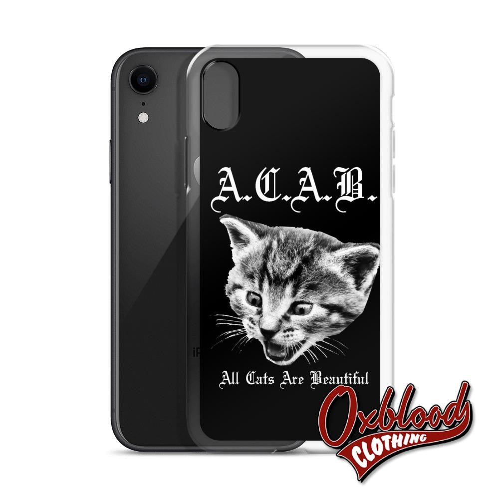 Acab - All Cats Are Beautiful Gift 1312 Iphone Case