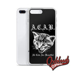 Cargar imagen en el visor de la galería, Acab - All Cats Are Beautiful Gift 1312 Iphone Case
