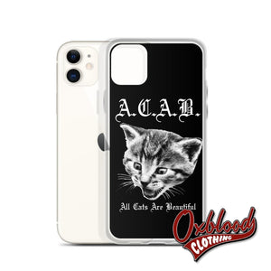 Acab - All Cats Are Beautiful Gift 1312 Iphone Case