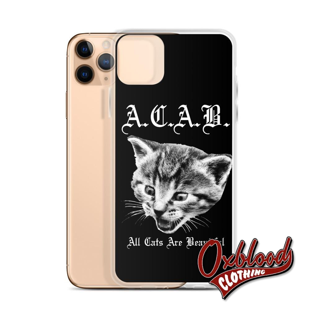 Acab - All Cats Are Beautiful Gift 1312 Iphone Case