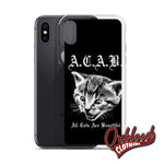 Cargar imagen en el visor de la galería, Acab - All Cats Are Beautiful Gift 1312 Iphone Case
