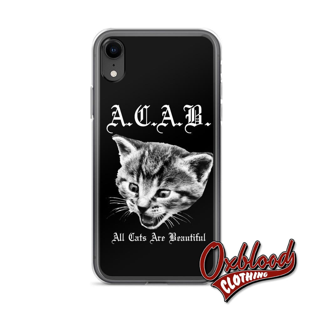 Acab - All Cats Are Beautiful Gift 1312 Iphone Case Xr