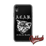 Cargar imagen en el visor de la galería, Acab - All Cats Are Beautiful Gift 1312 Iphone Case Xr
