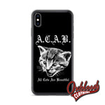 Cargar imagen en el visor de la galería, Acab - All Cats Are Beautiful Gift 1312 Iphone Case Xs Max
